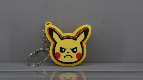 קליקר מחזיק מפתחות פיקאצ'ו כועס